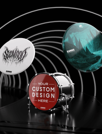 Evans Custom Drumhead Graphic