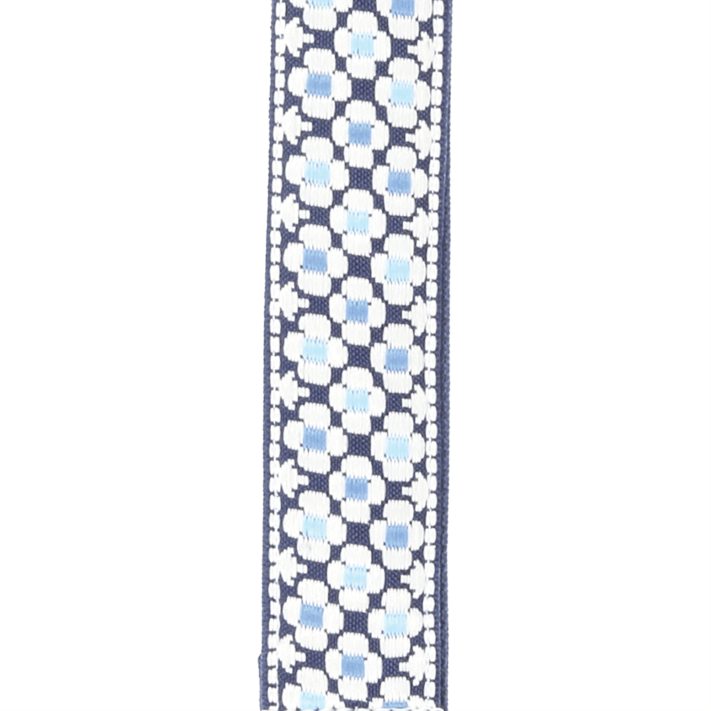 D'Addario Nylon Ukulele Strap, Blue Flowers