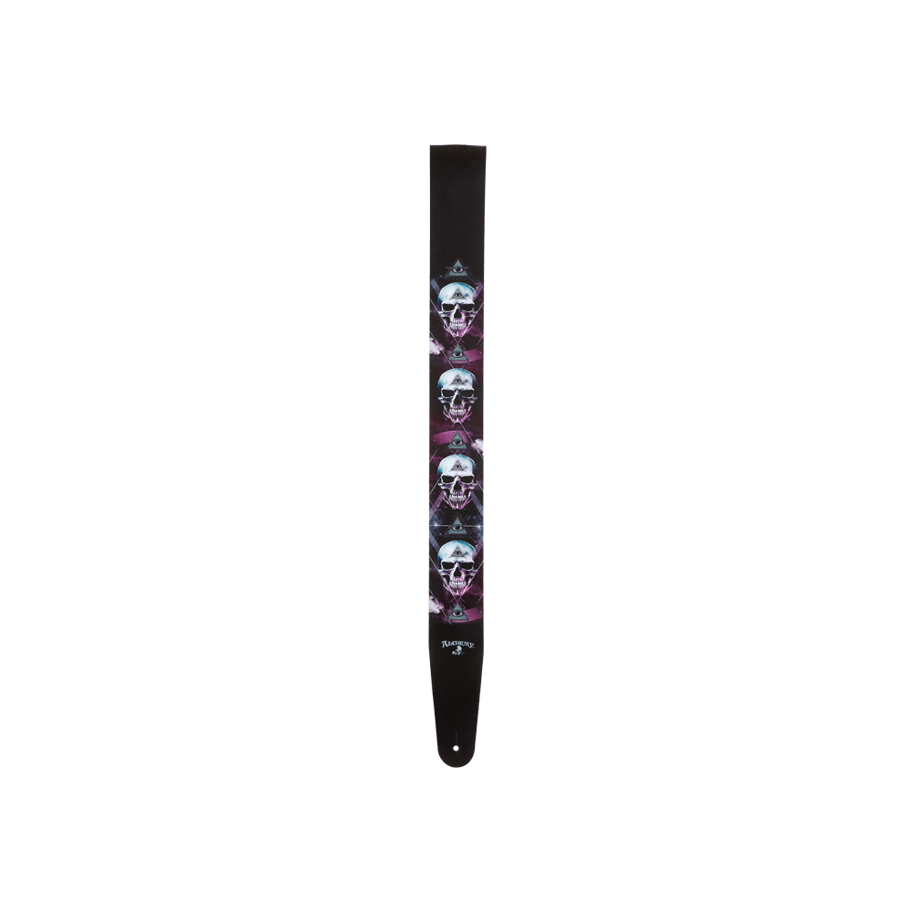 D'Addario Alchemy Leather Guitar Strap, The Void