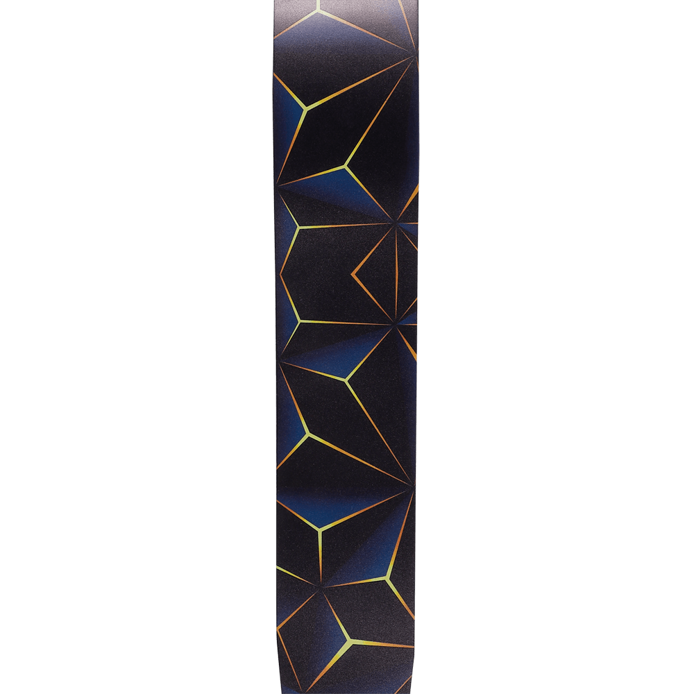 Printed Leather Guitar Strap, Optic Art