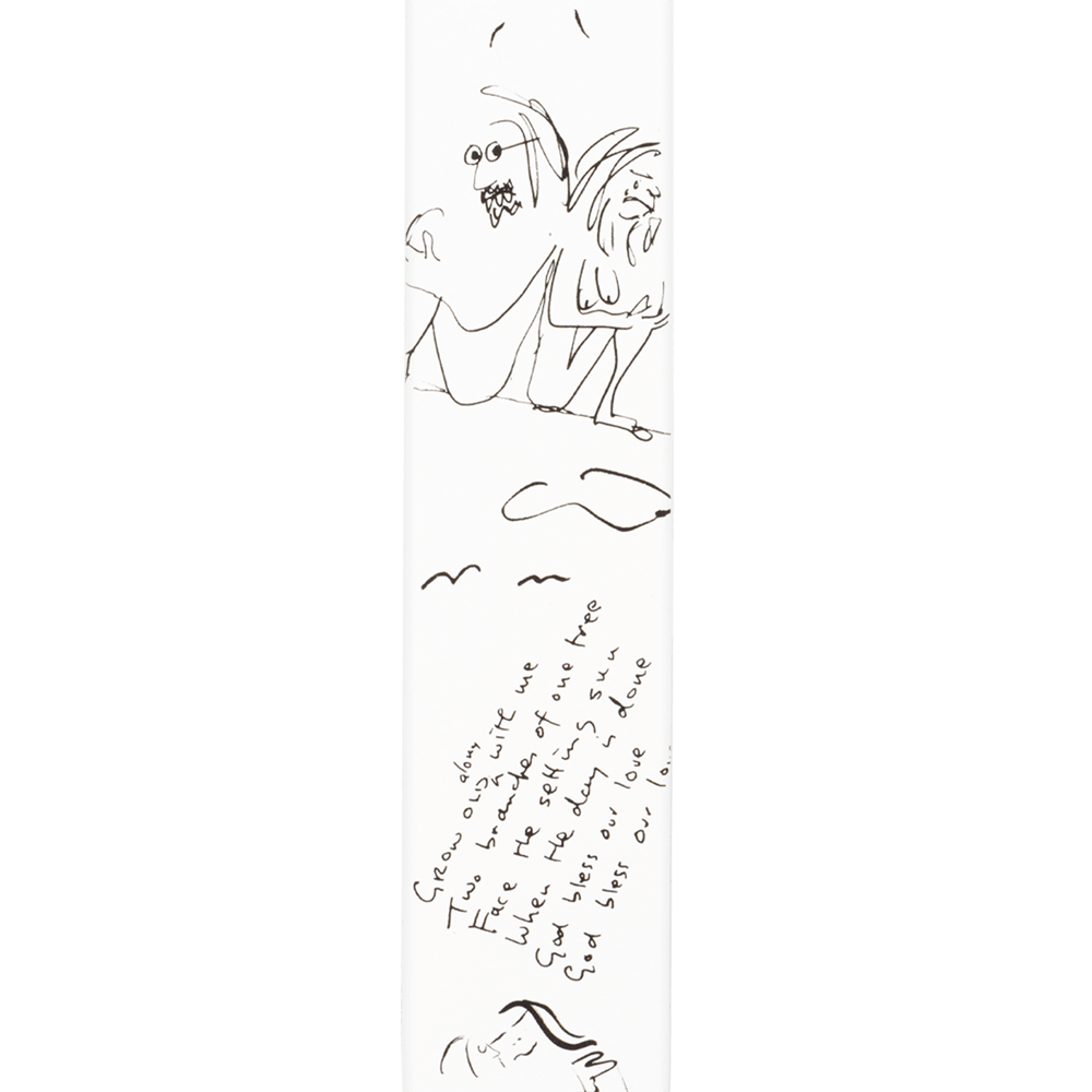 D'Addario John Lennon Art Series Polyester Strap - John & Yoko