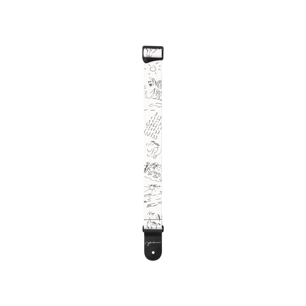 D'Addario John Lennon Art Series Polyester Strap - John & Yoko