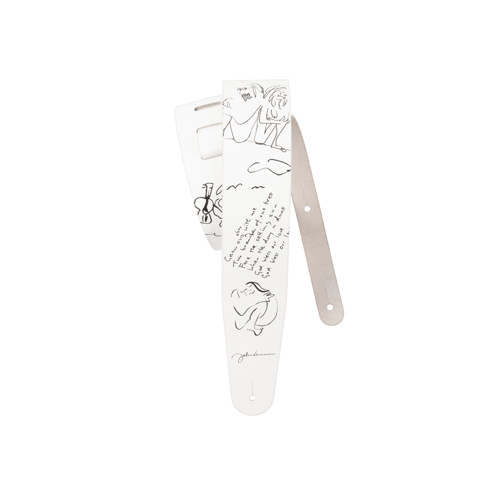 D'Addario John Lennon Art Series Polyester Strap - John & Yoko