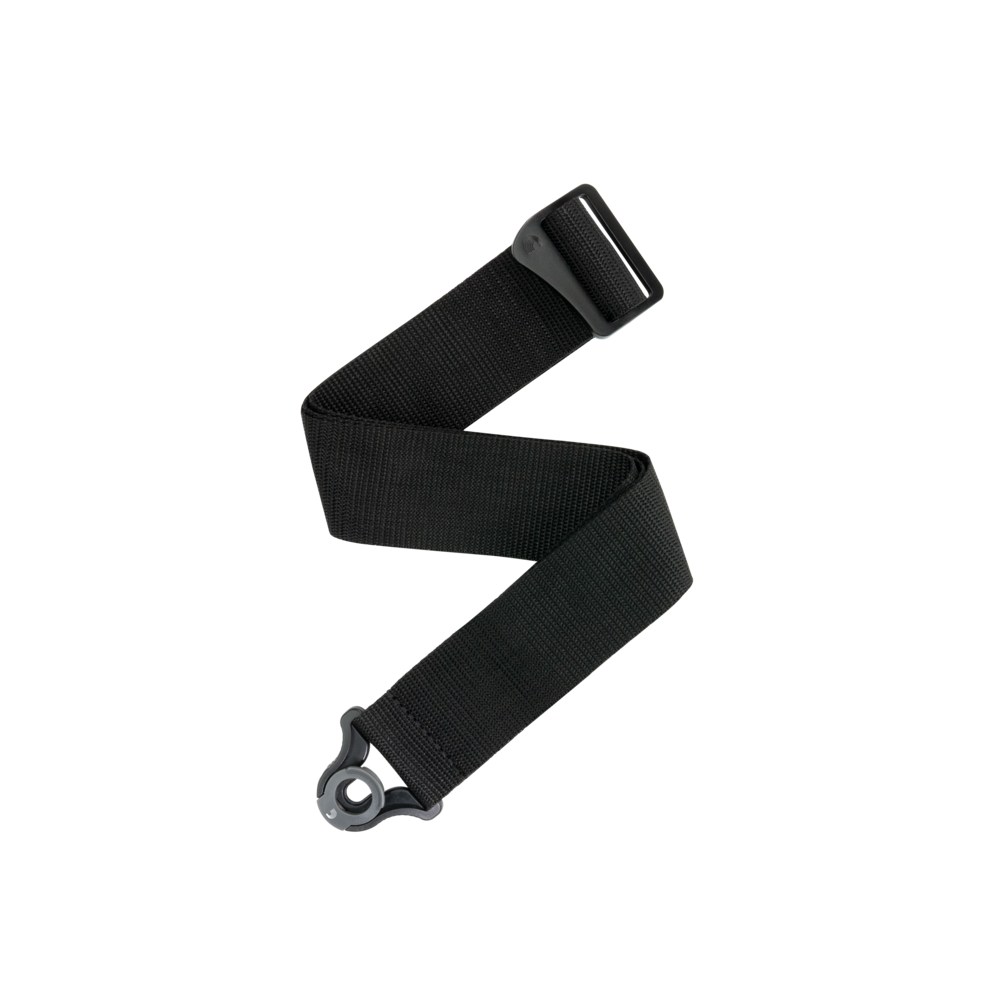 D'Addario Auto Lock Polypro Guitar Strap, Black