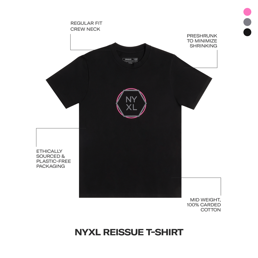 D'Addario NYXL Reissue T-Shirt Black L