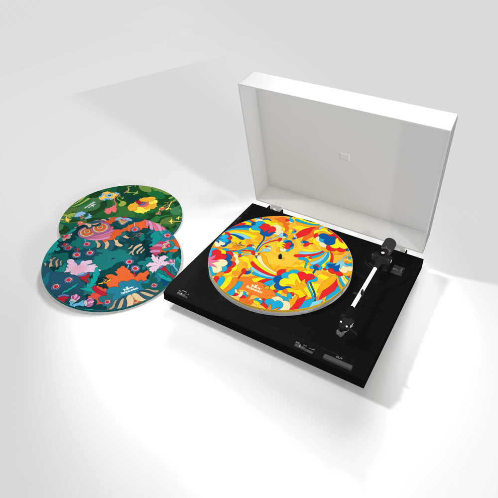 D'Addario Beatles Yellow Submarine Record Mat, Under the Sea