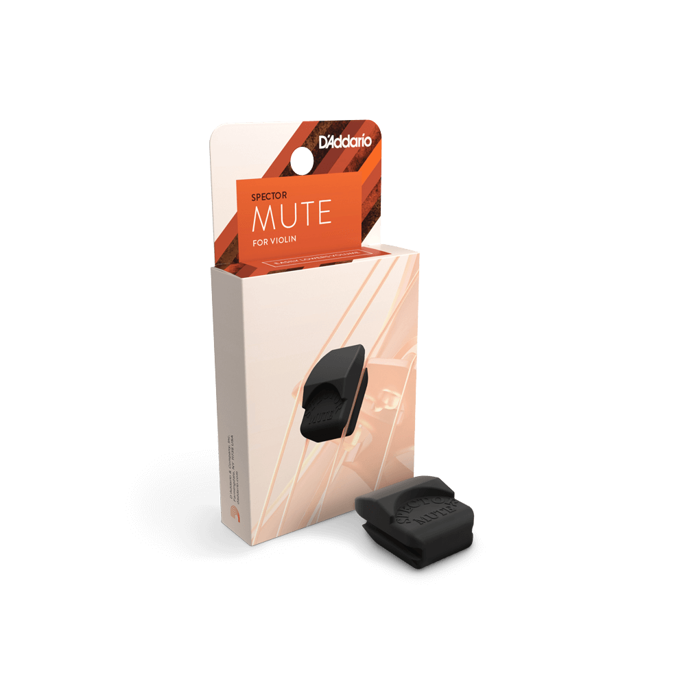 Black Spector Violin Mute