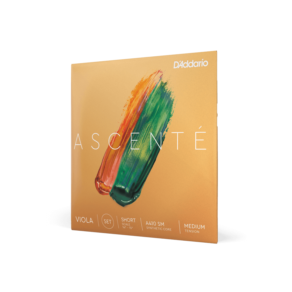 D'Addario Ascenté Viola String Set, Short Scale, Medium Tension