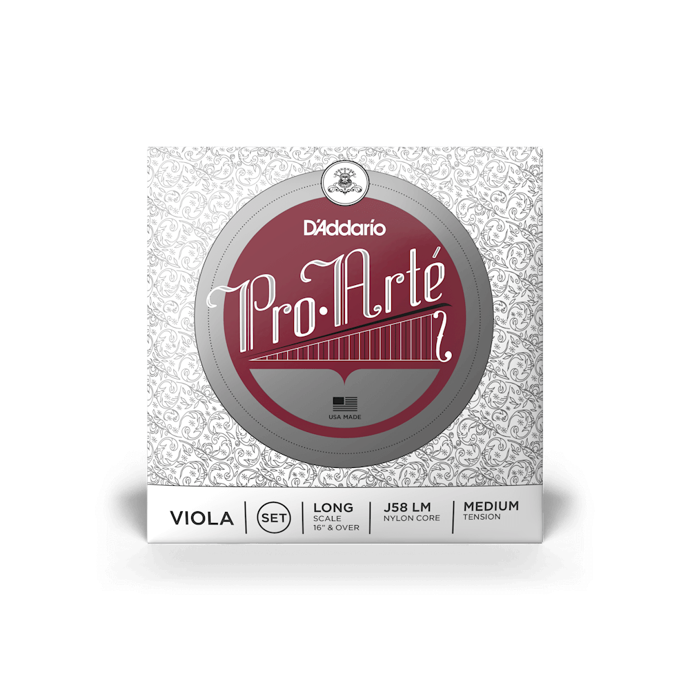D'Addario Pro-Arte Viola String Set, Long Scale, Medium Tension