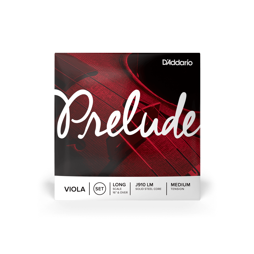 D'Addario Prelude Viola String Set, Long Scale, Medium Tension