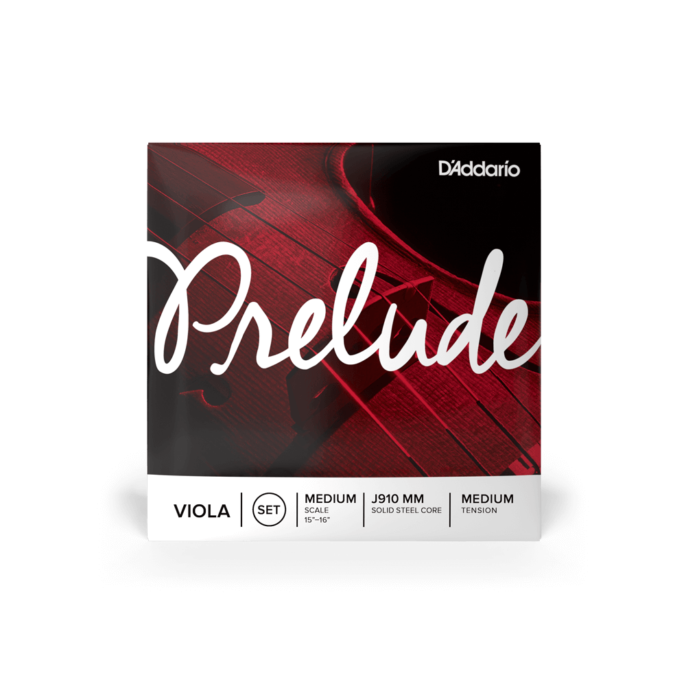 D'Addario Prelude Viola String Set, Medium Scale, Medium Tension