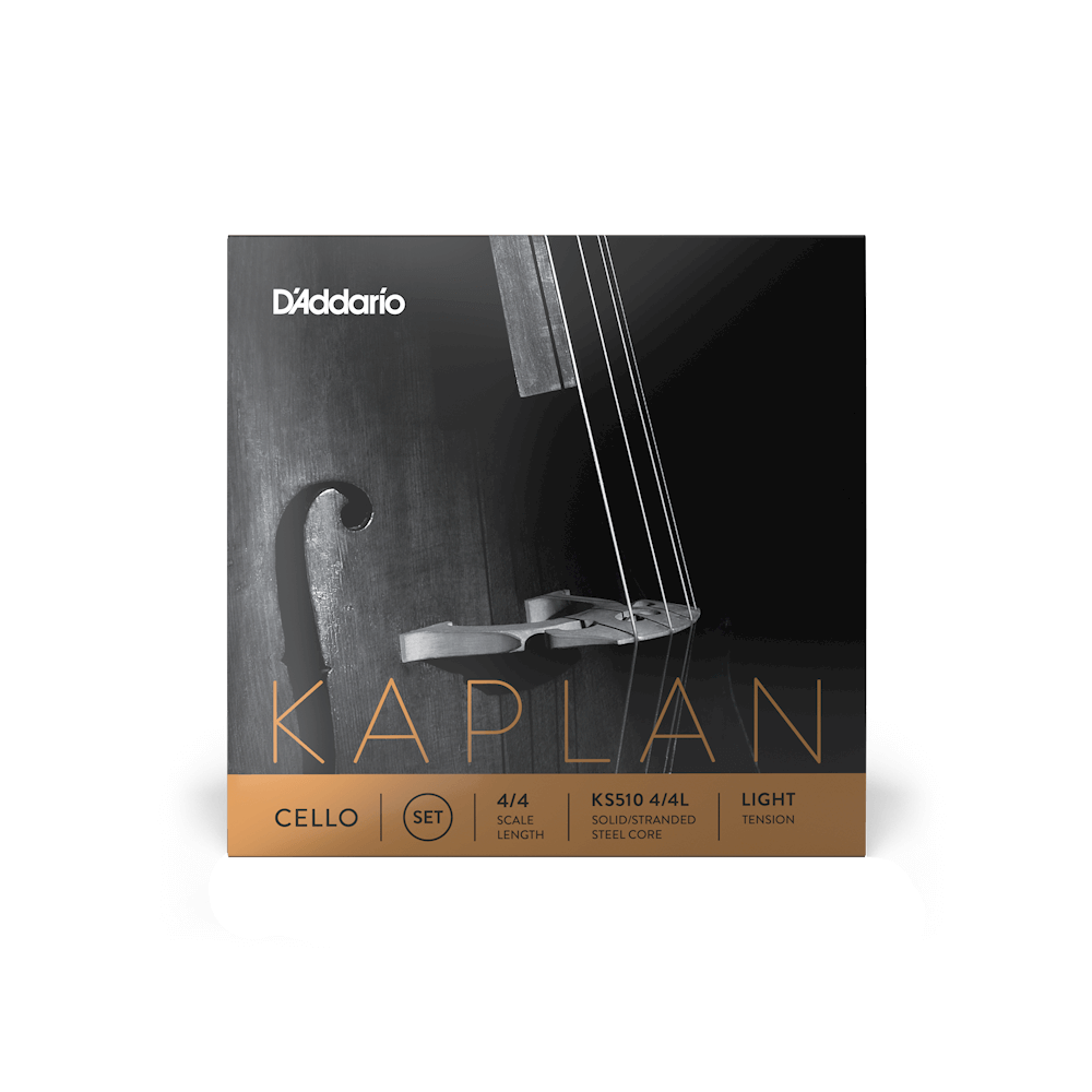 D'Addario Kaplan Cello String Set, 4/4 Scale, Light Tension