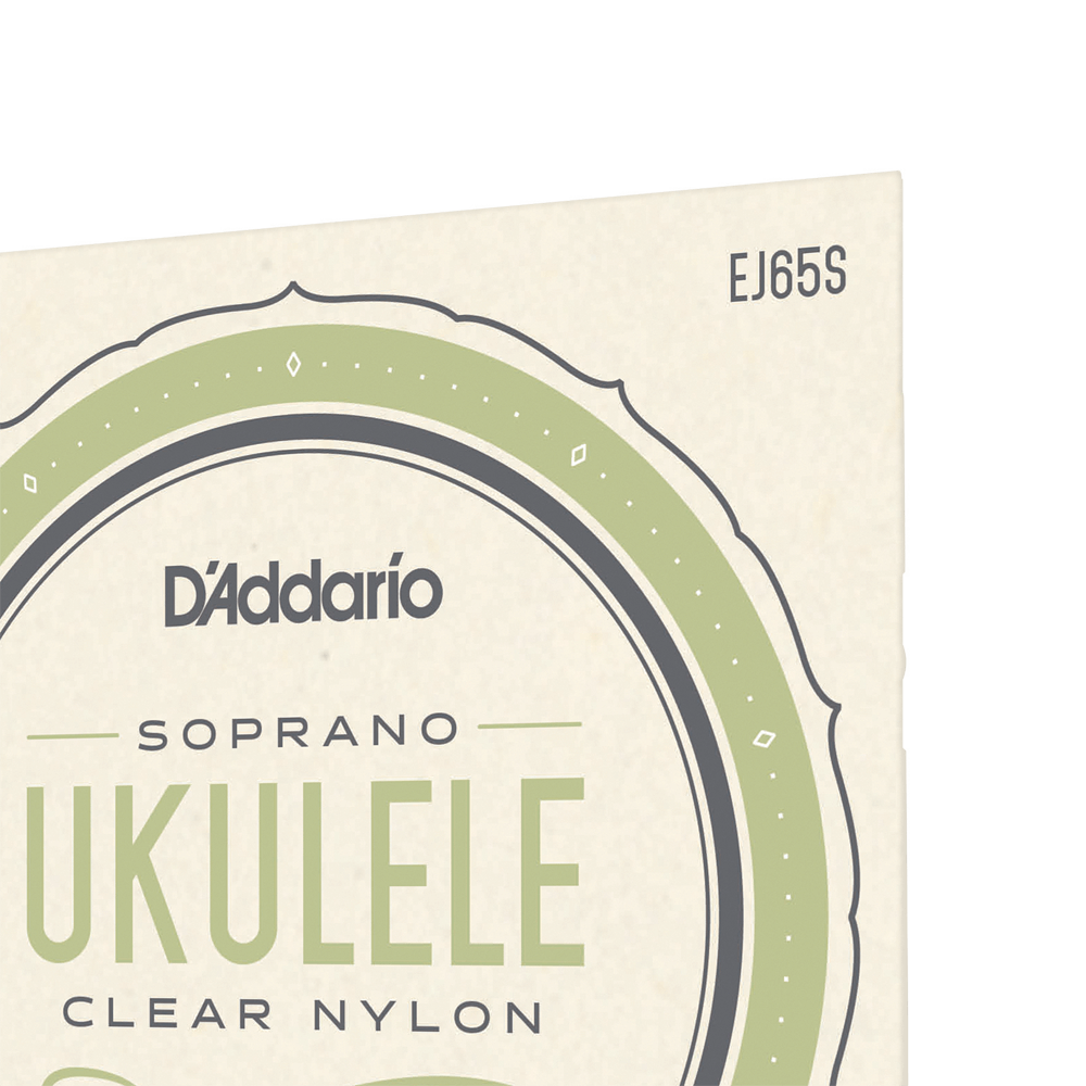 D'Addario EJ65S Pro-Arté Custom Extruded Nylon Ukulele Strings, Soprano