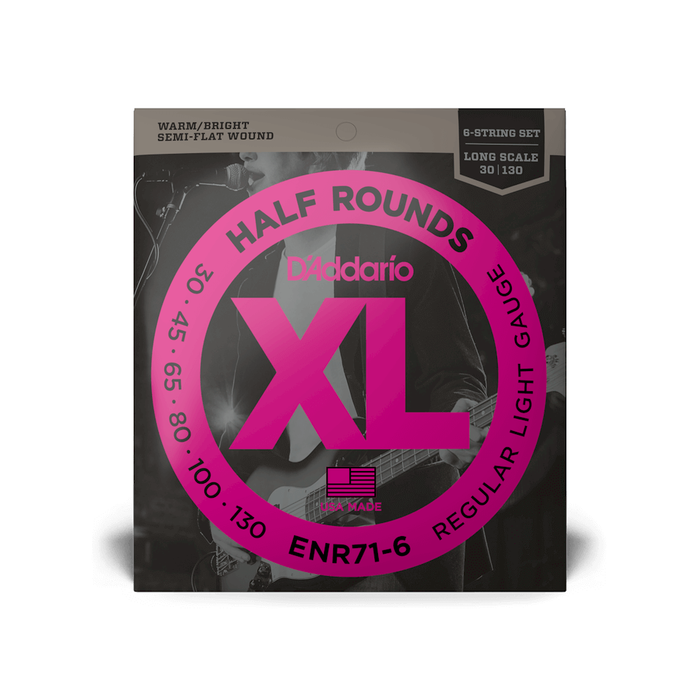 30-130 Regular Light 6-String, Long Scale, XL Half Rounds Bass Strings