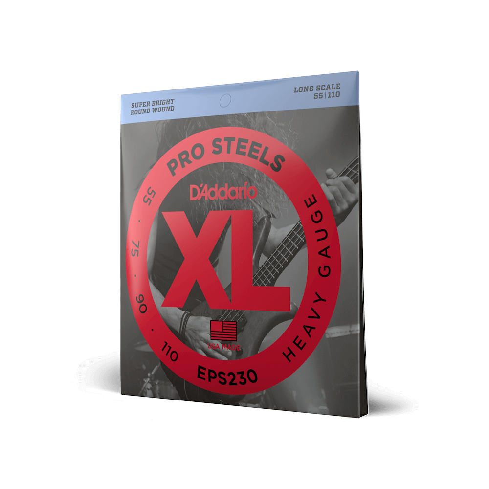 55-110 Heavy, Long Scale, XL ProSteels Bass Strings
