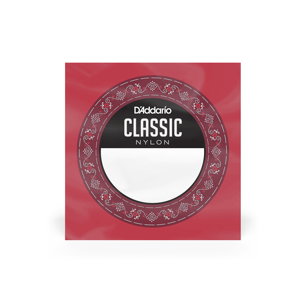 D'Addario J2701 Student Nylon Classical Guitar Single String, Normal Tension, First String