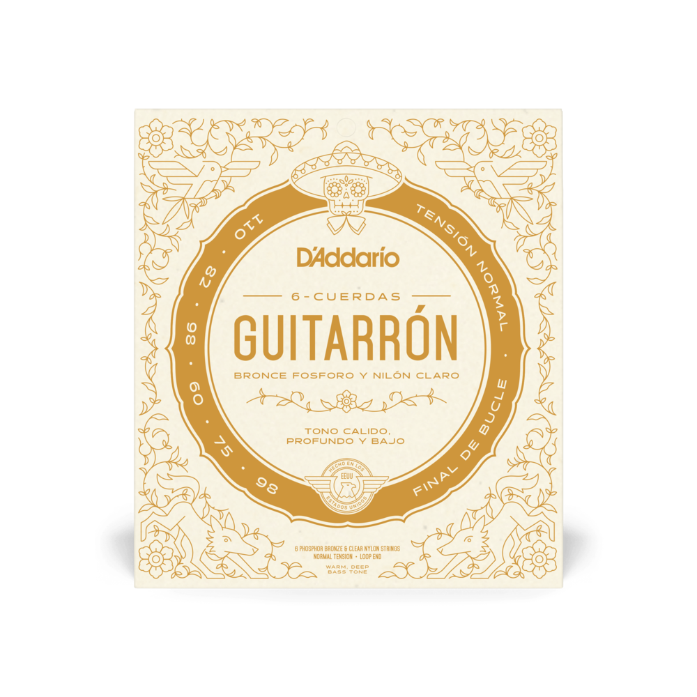 D’Addario MG10N Guitarrón Normal Tension Strings