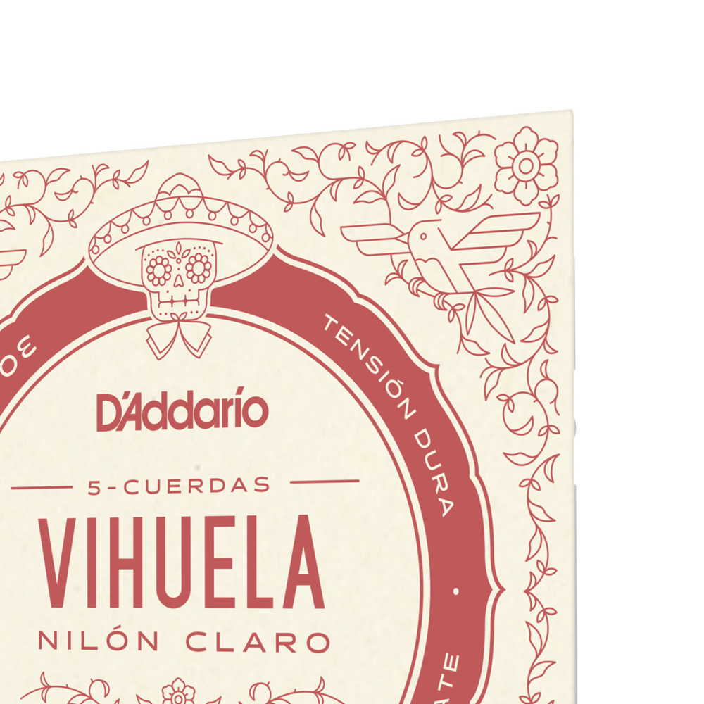 D’Addario MV10H Vihuela Hard Tension Strings
