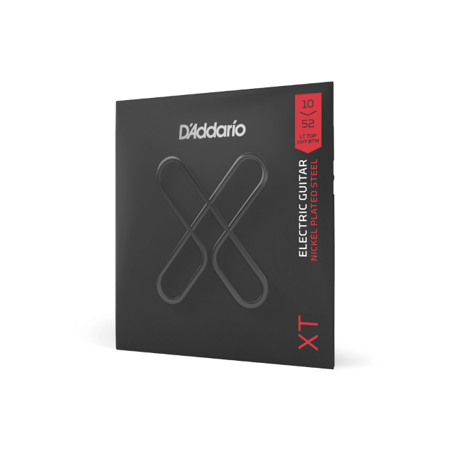 10-52 Light Top/Heavy Bottom, XT Nickel Coated Electric Guitar Strings