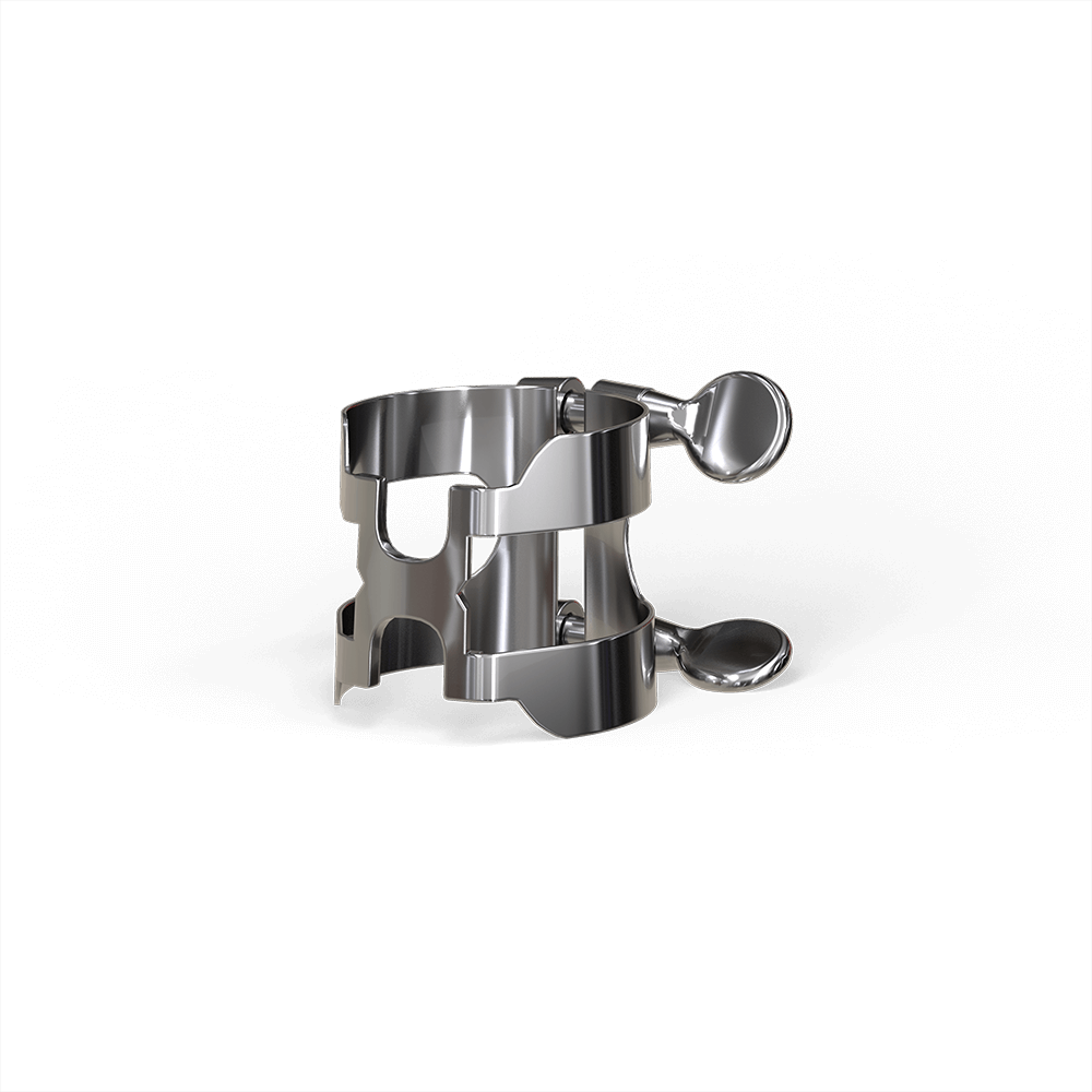 D'Addario H-Ligature & Cap, Alto Saxophone, Silver