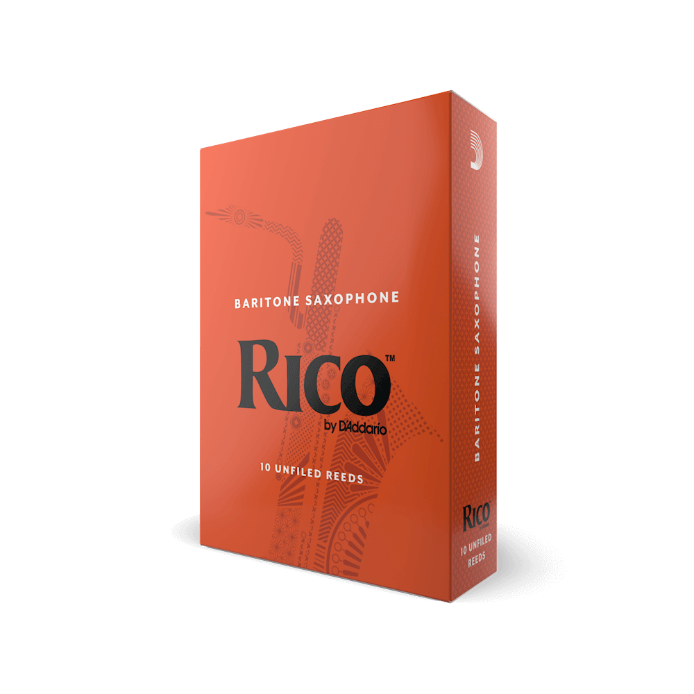 Rico by D'Addario Baritone Sax Reeds, Strength 2.5, 10-pack