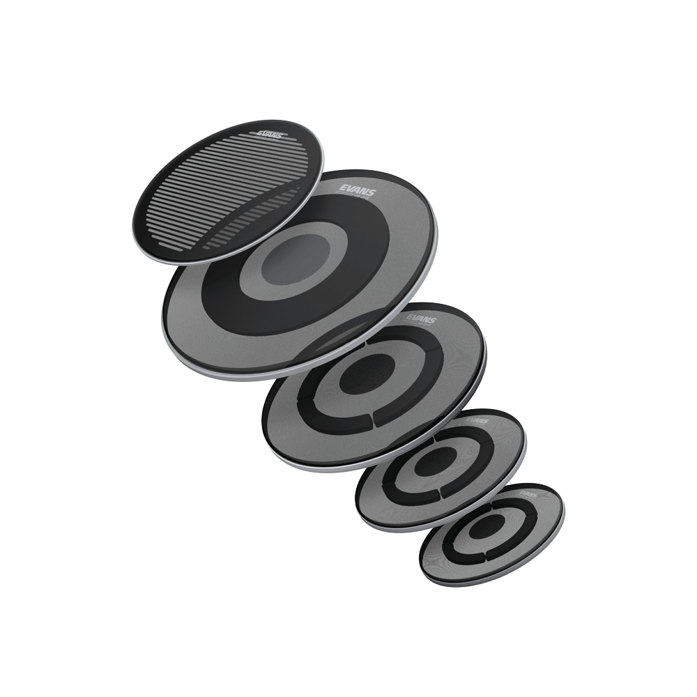 EVANS dB One Rock Pack (10" 12" 16") with 14" dB One Snare Batter and 22" dB One Bass Batter