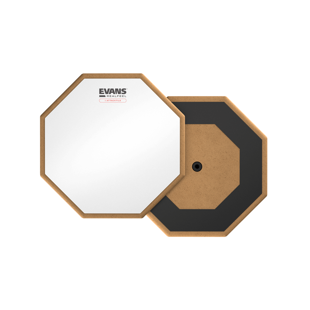 RealFeel by EVANS Attacktile Mountable Drum Pad Scholastic Pack, 10 Inch