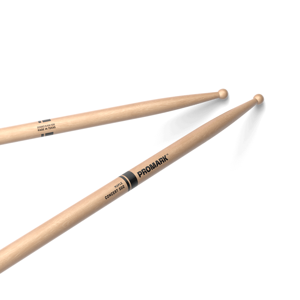 ProMark Concert SD2 Maple Drumstick, Wood Tip